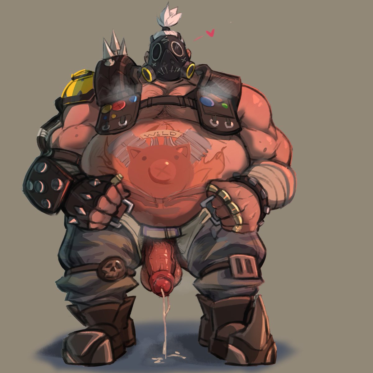 Roadhog (Overwatch) Rule 34 Image