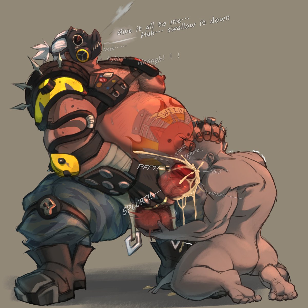 Roadhog (Overwatch) Rule 34 Image