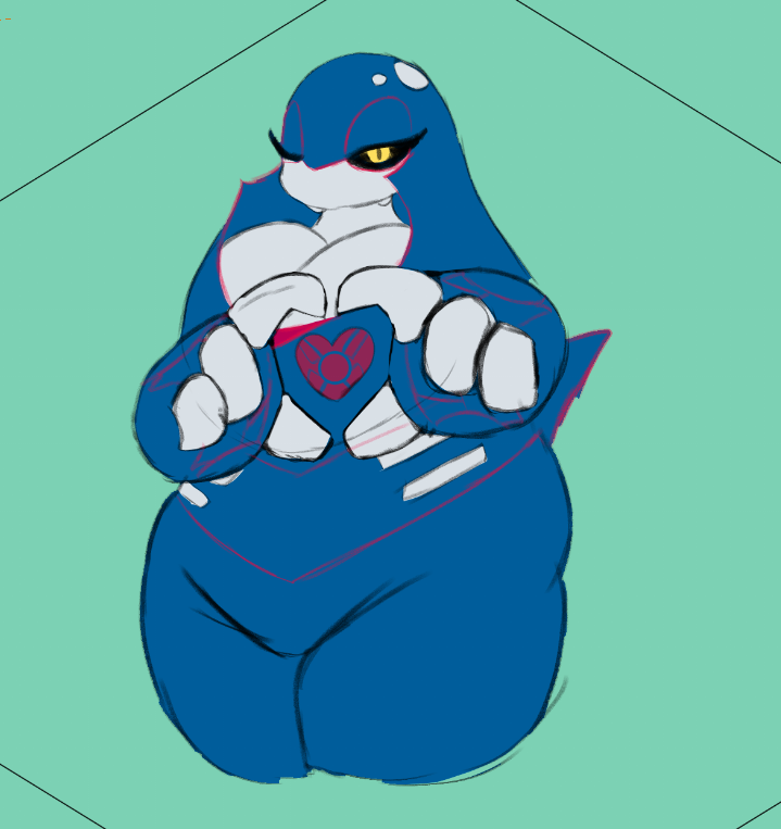 Kyogre (Kyu (Artesjsc)) Rule 34 Image