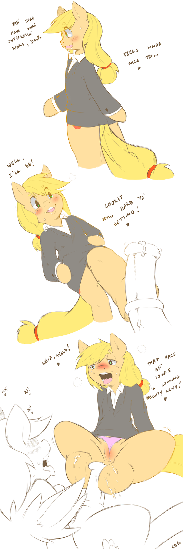 Applejack (Mlp) Rule 34 Image