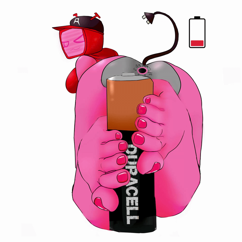 Robloxian (Duracell) Rule 34 Image