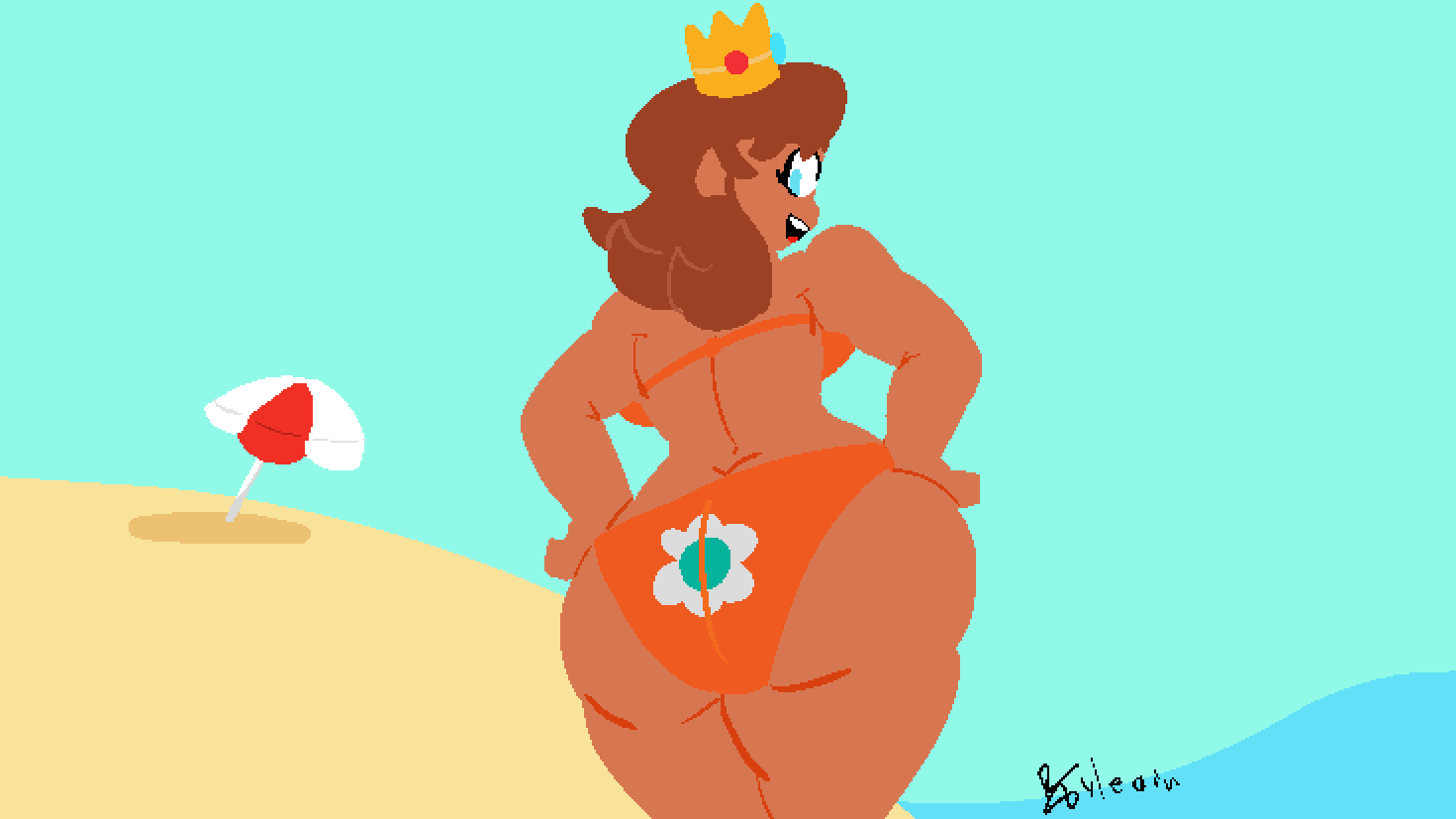 Princess Daisy (Mario (Series)) Rule 34 Image