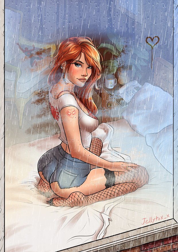 Mary Jane Watson (Marvel) Rule 34 Image