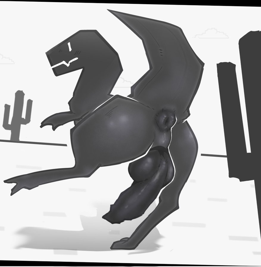 Dinosaur (Google Chrome) Rule 34 Image