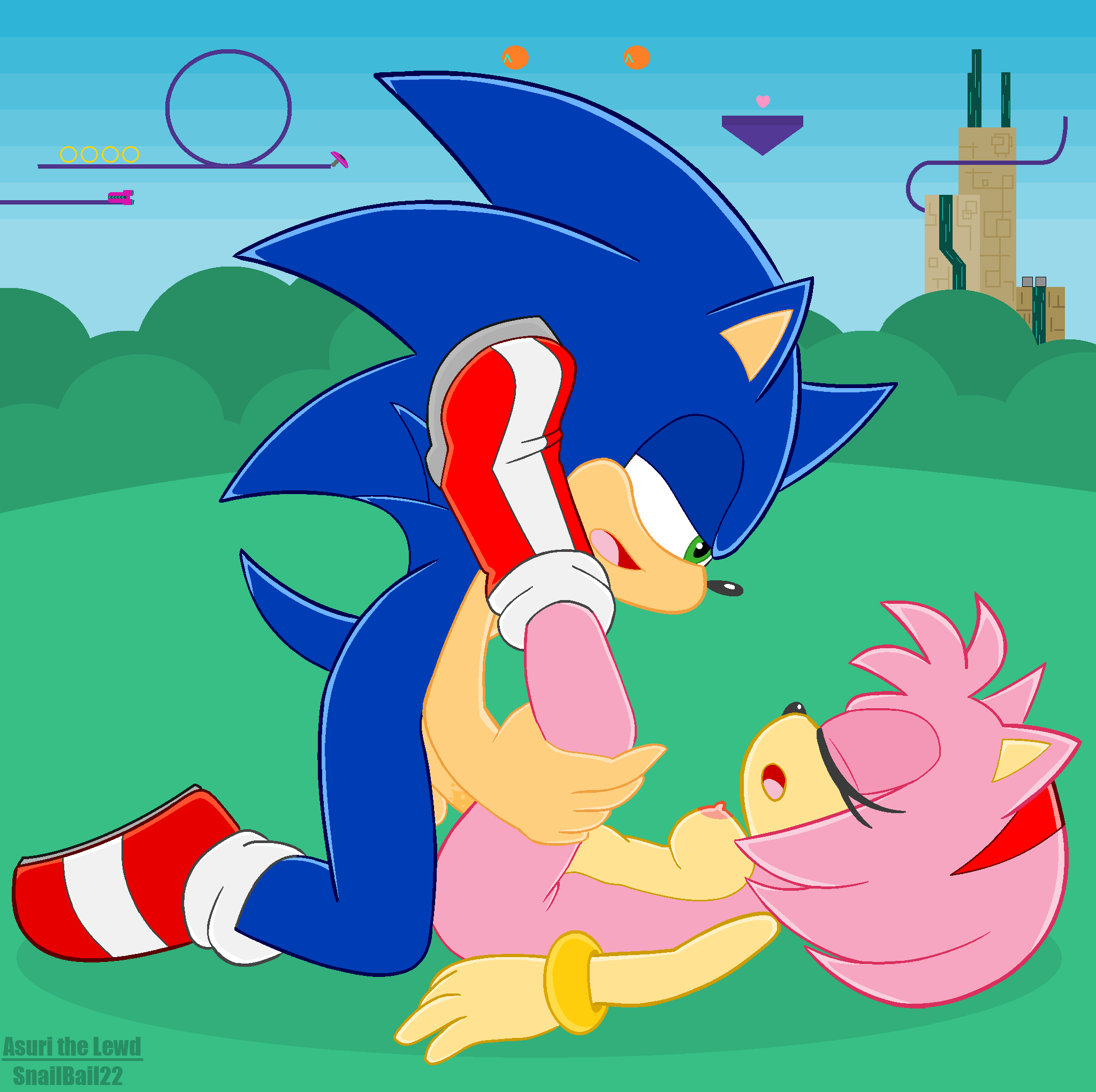 Amy Rose (Sega) Rule 34 Image
