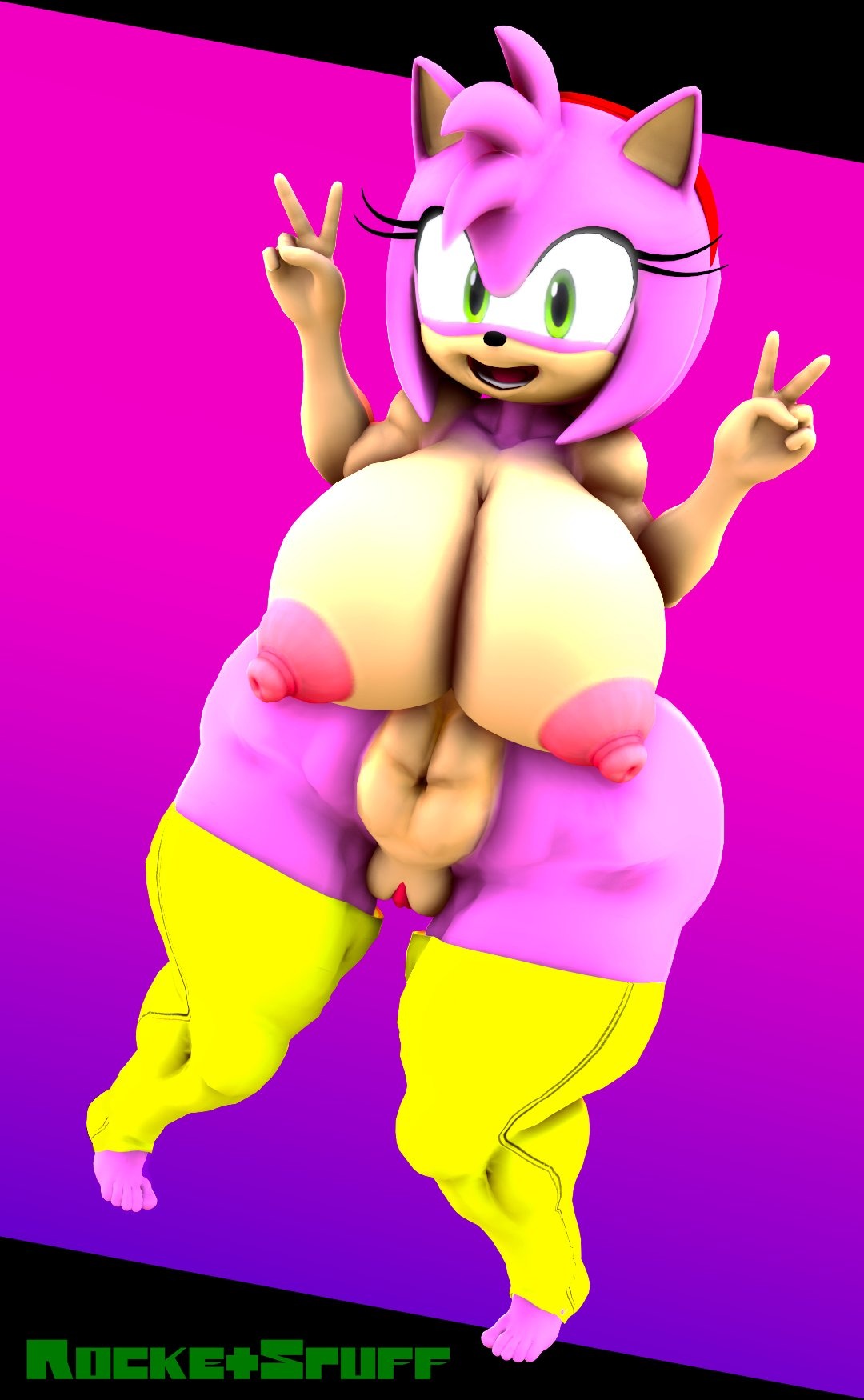 Amy Rose (Sega) Rule 34 Image
