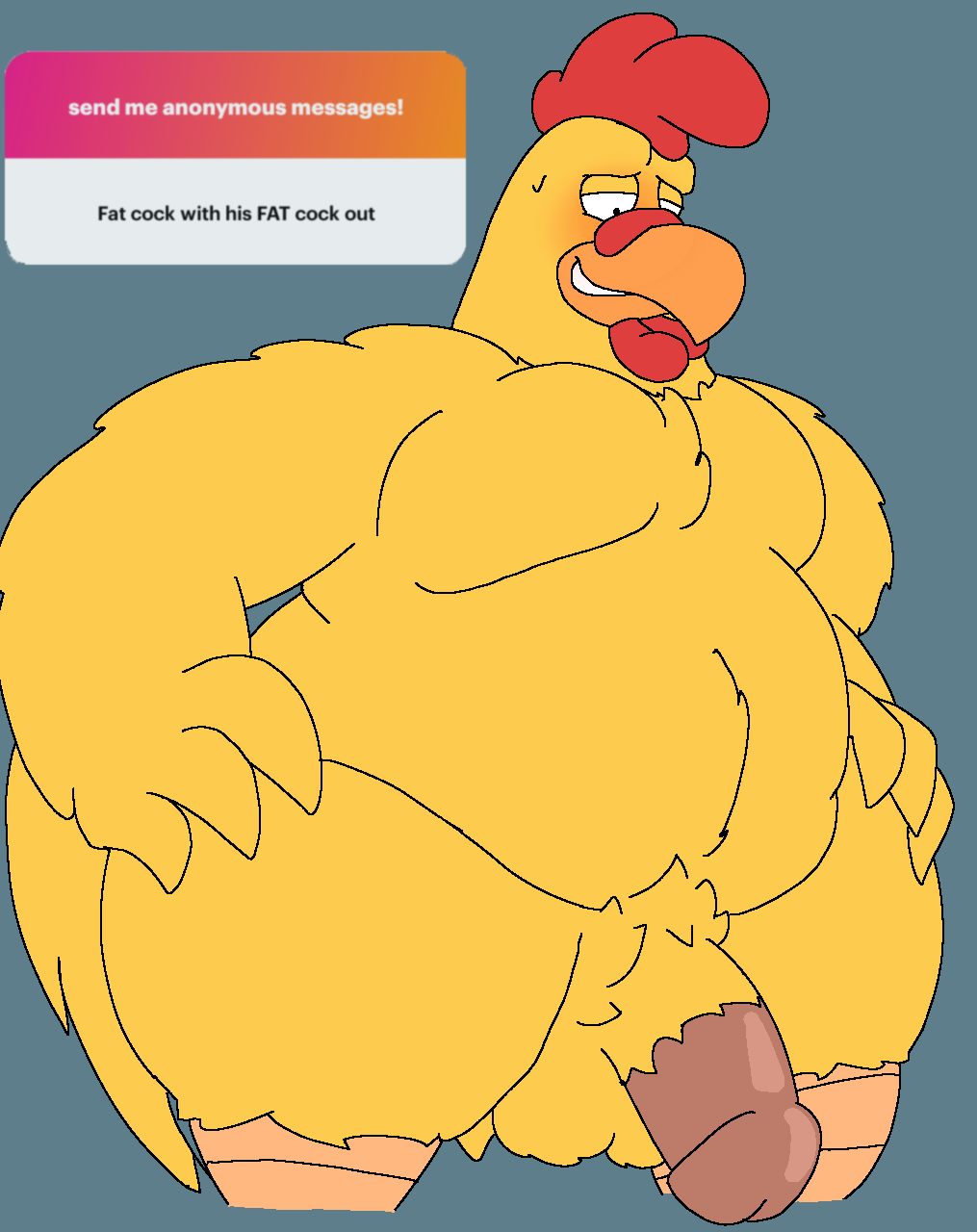 Ernie The Giant Chicken (Family Guy) Rule 34 Image