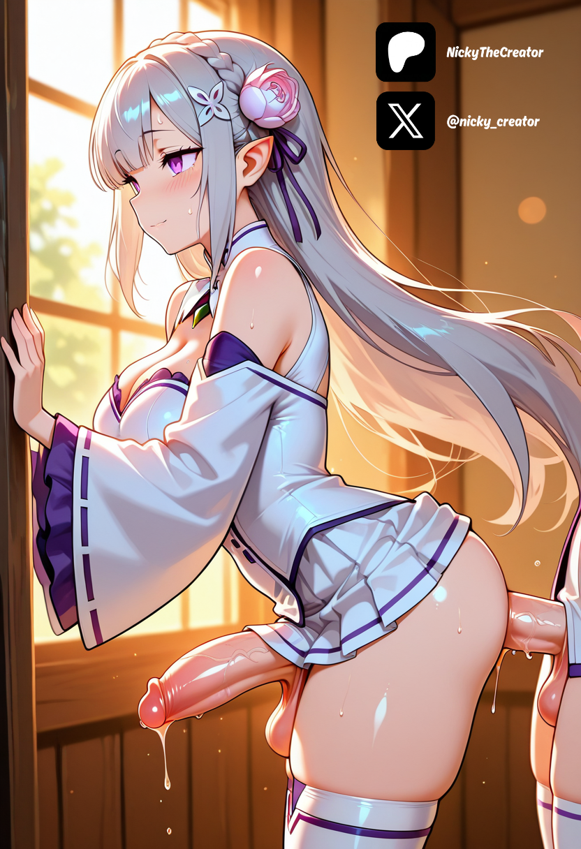 Emilia (Re:Zero) Rule 34 Image