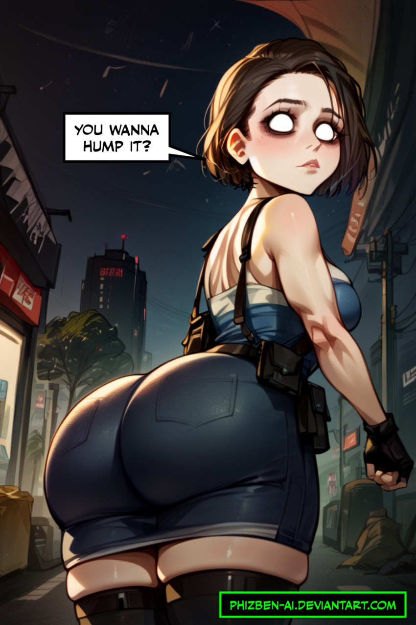 Jill Valentine (Resident Evil) Rule 34 Image