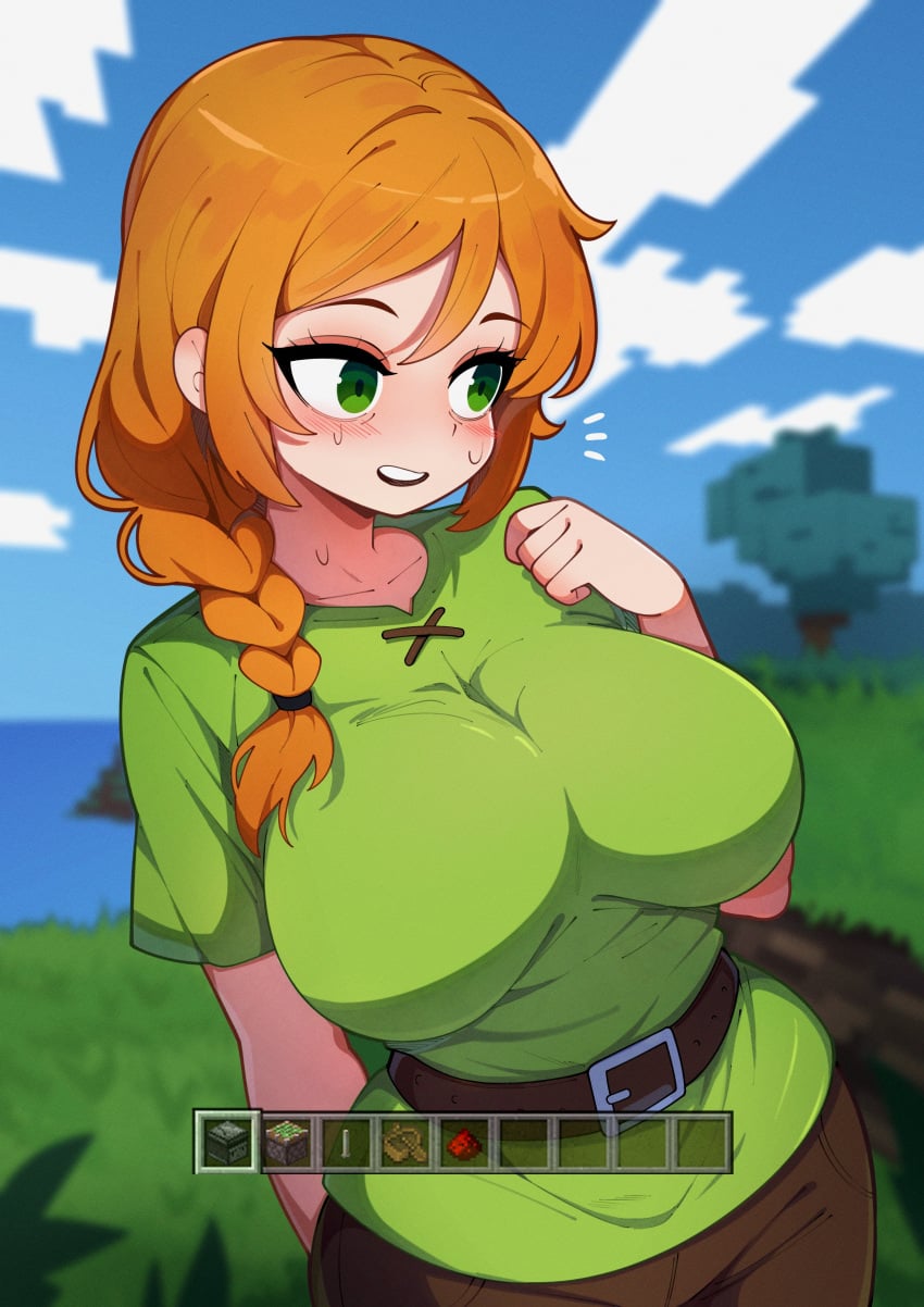 Alex (Minecraft) Rule 34 Image