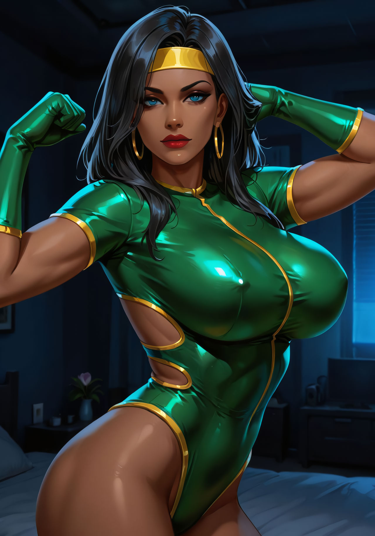 Black Orchid (Killer Instinct) Rule 34 Image