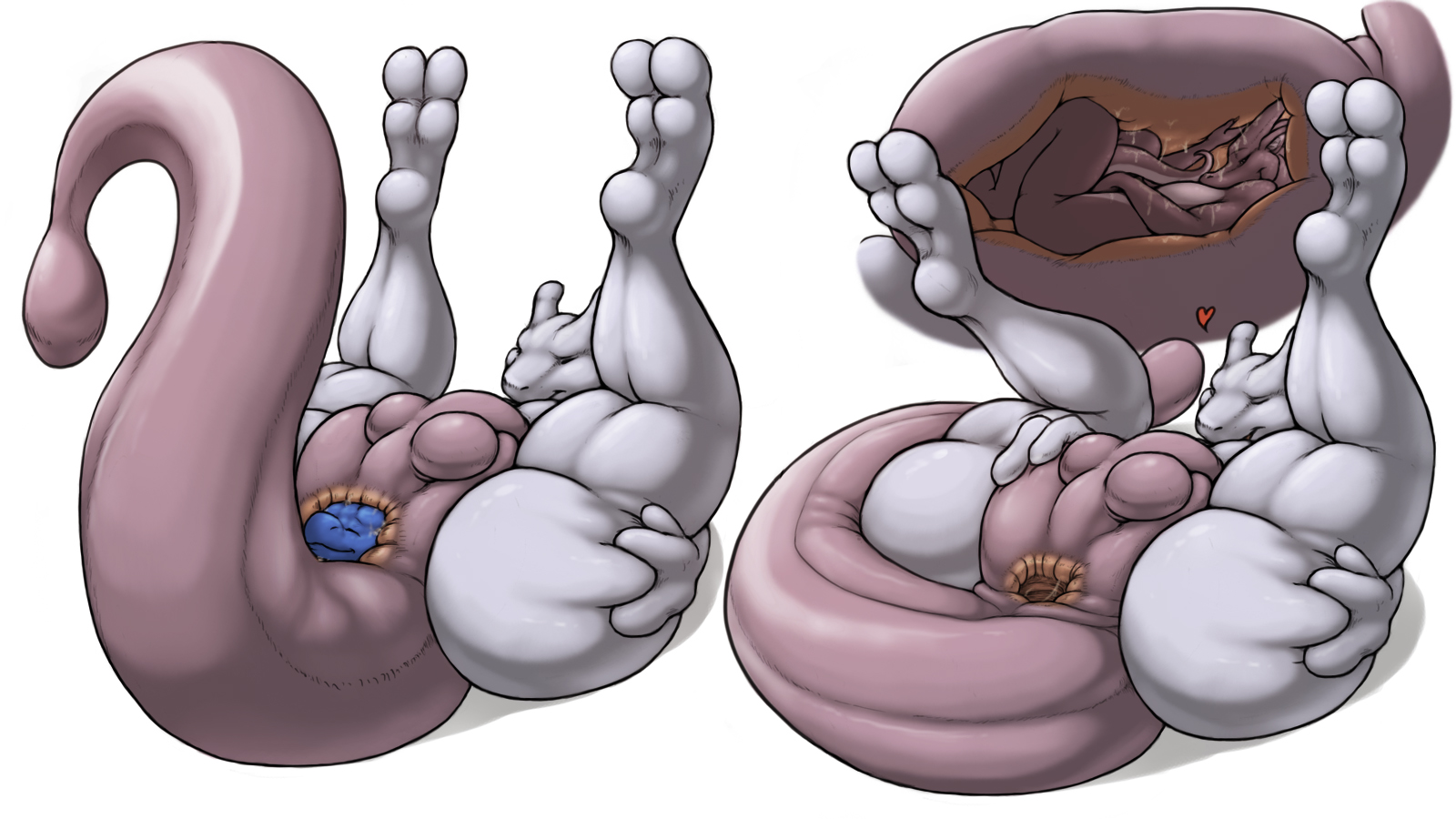 Legendary Pokemon (Blue Dragon) Rule 34 Image