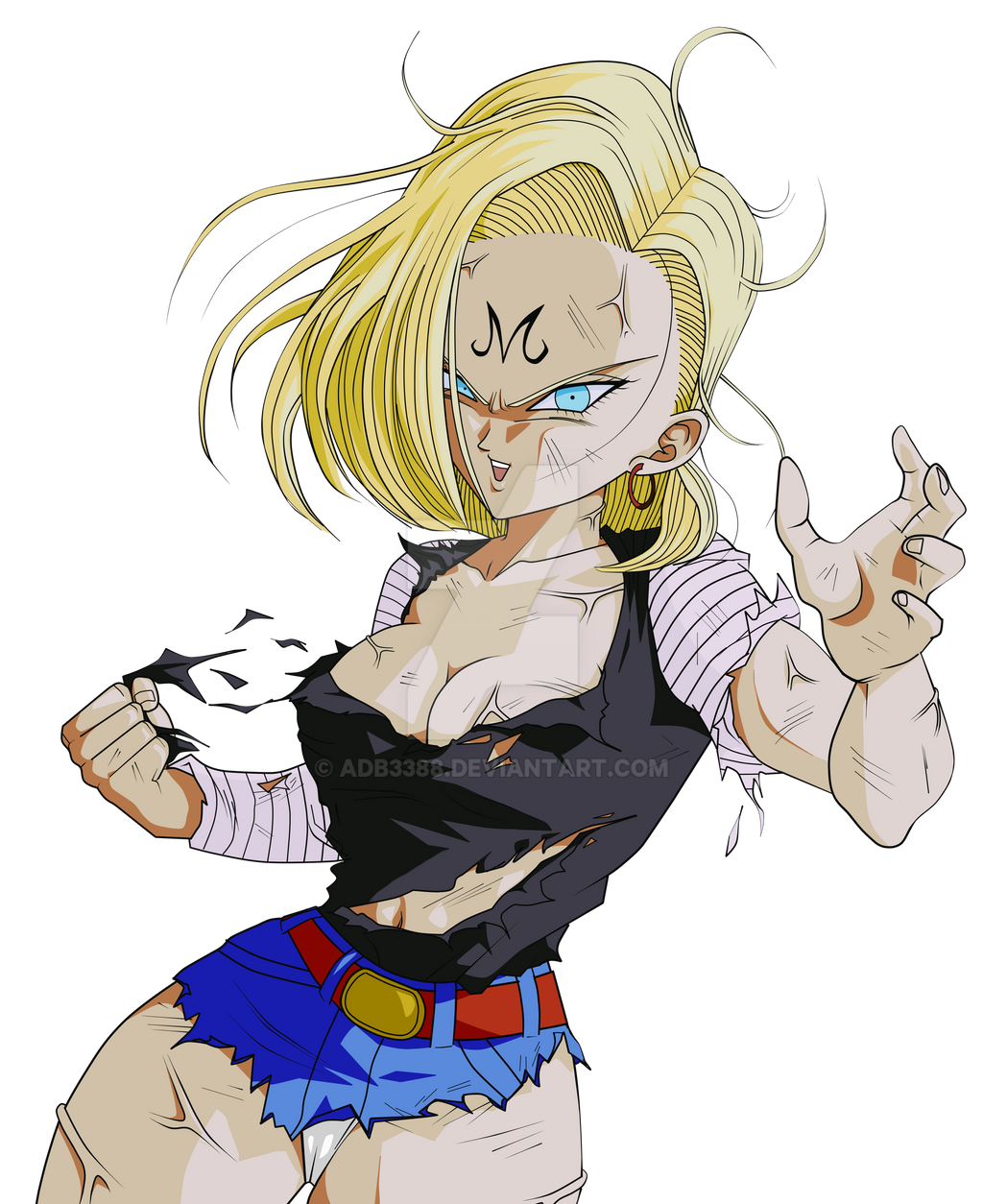 Android 18 (Dragon Ball) Rule 34 Image