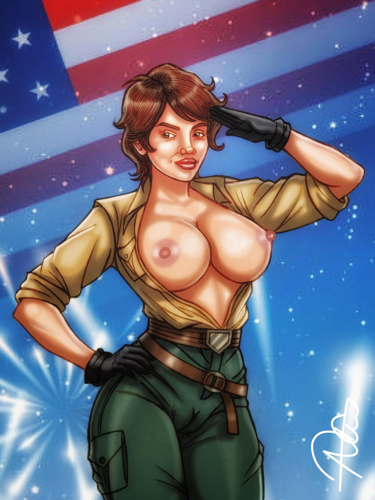 Alison R Hart Burnett (G.I. Joe) Rule 34 Image