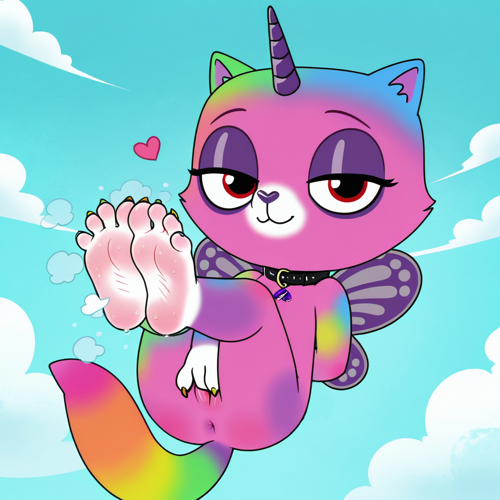 Rainbow Butterfly Unicorn Kitty Rule 34 Image