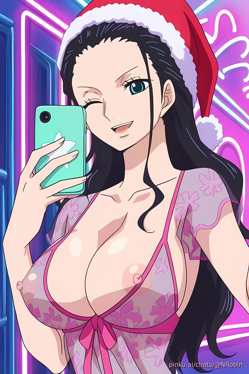 Nico Robin (Christmas) Rule 34 Image