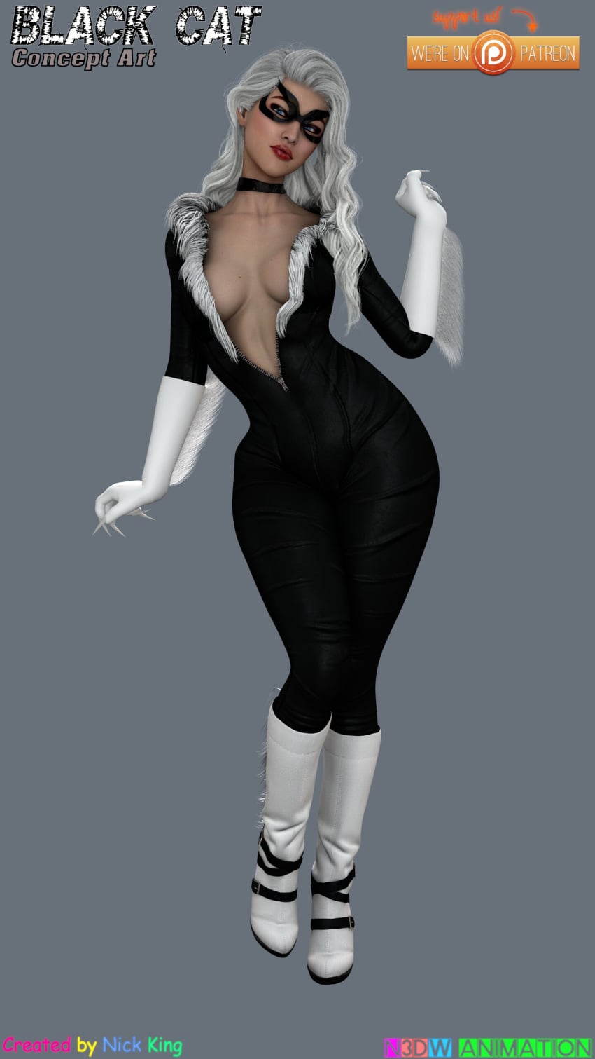 Black Cat (Marvel) Rule 34 Image