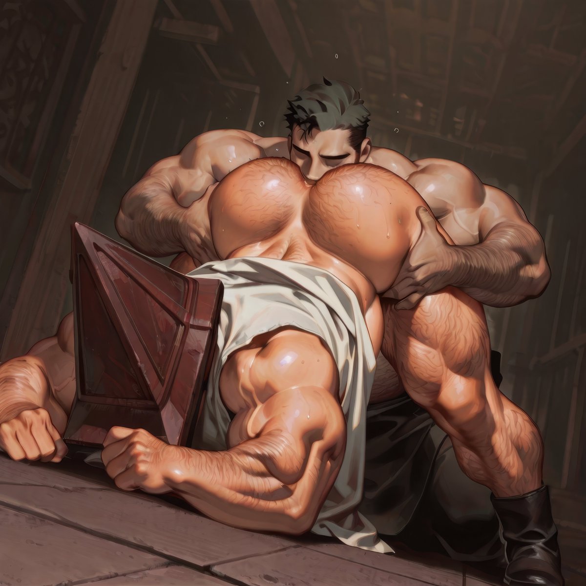 Pyramid Head (Silent Hill) Rule 34 Image