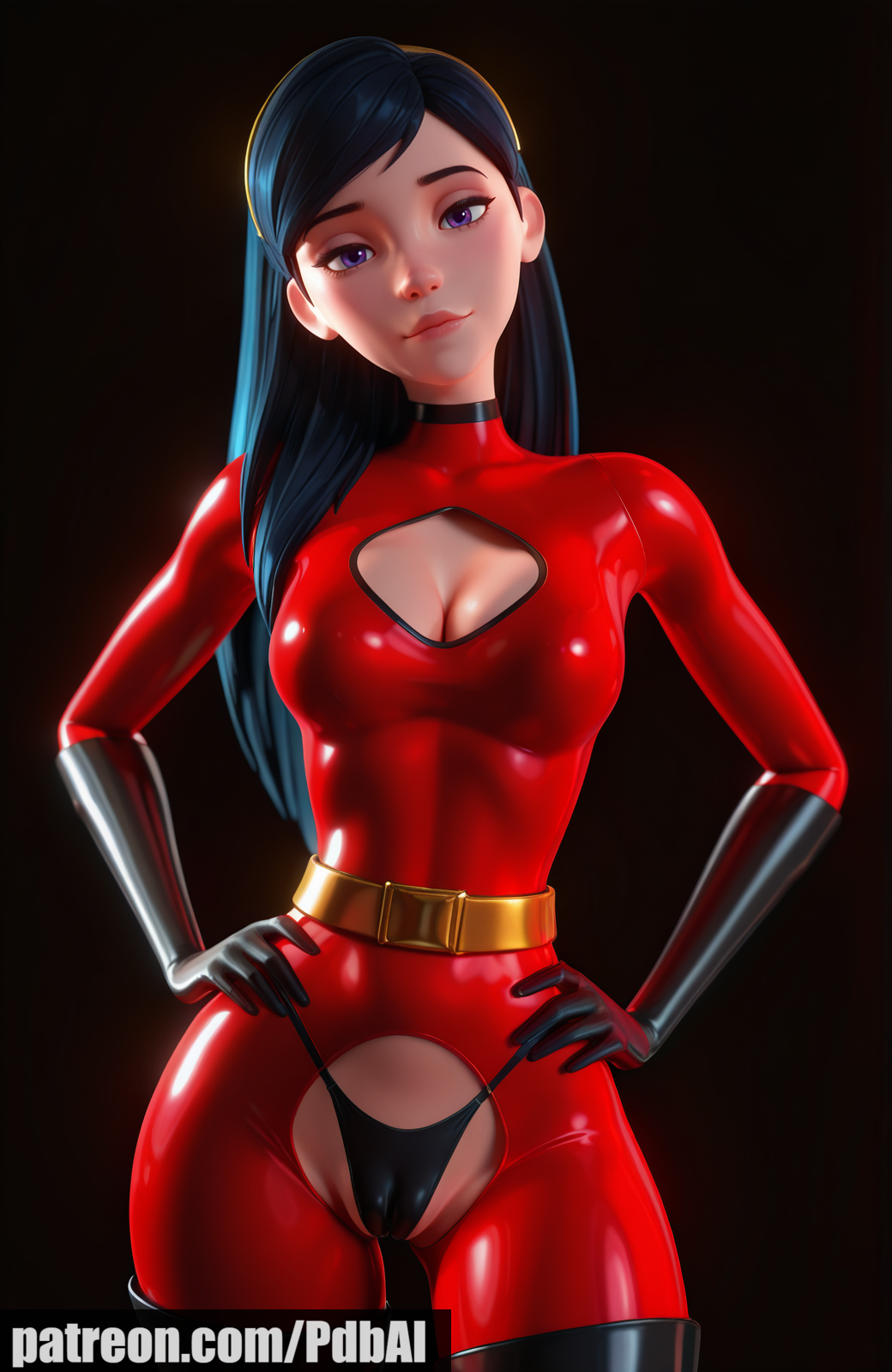 Violet Parr (The Incredibles) Rule 34 Image
