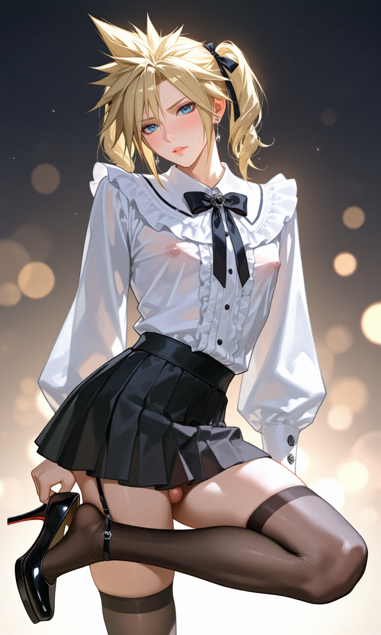 Cloud Strife (Final Fantasy) Rule 34 Image