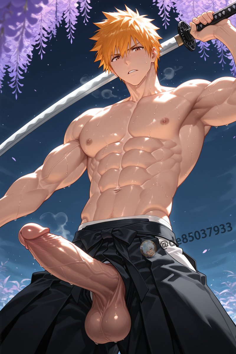 Ichigo Kurosaki (Bleach) Rule 34 Image