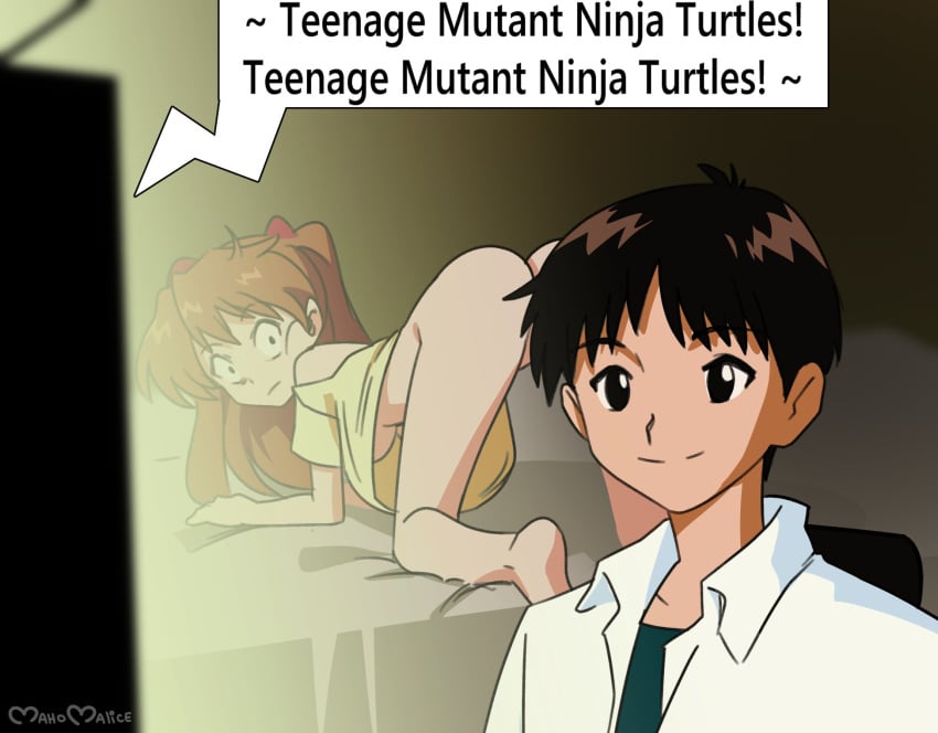 Asuka Langley Sohryu (Neon Genesis Evangelion) Rule 34 Image