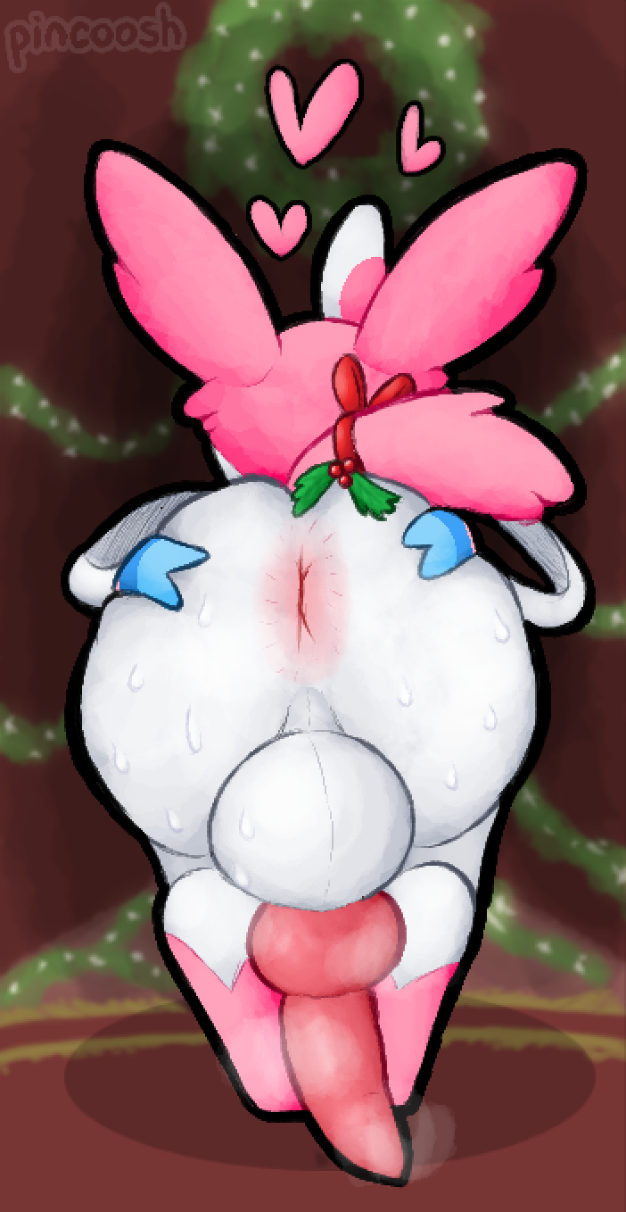 Eeveelution (Christmas) Rule 34 Image
