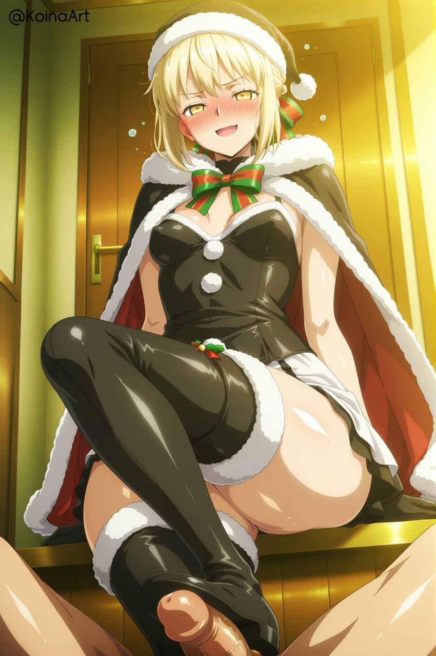 Artoria Pendragon (Christmas) Rule 34 Image