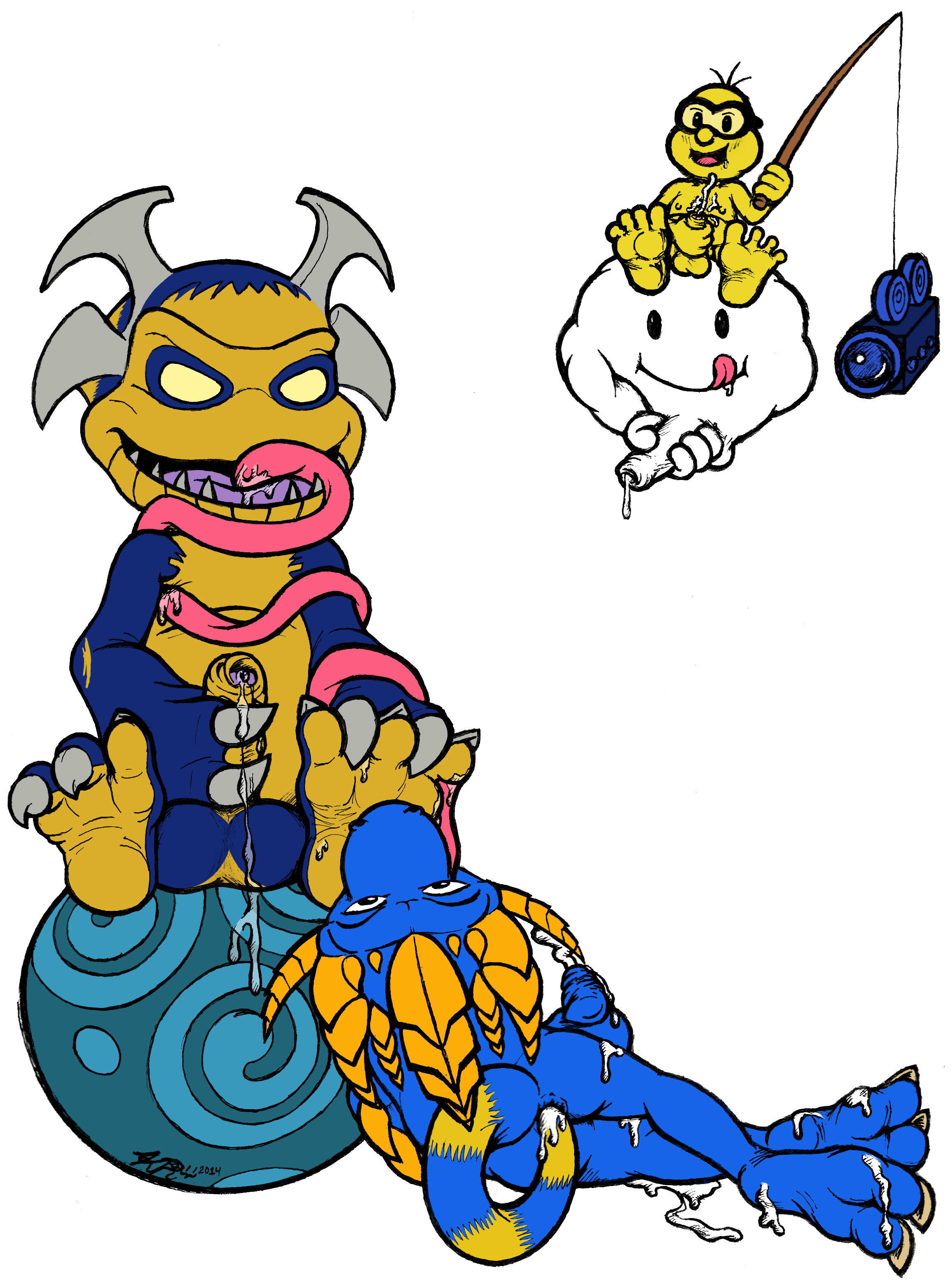 Lakitu (Mario (Series)) Rule 34 Image