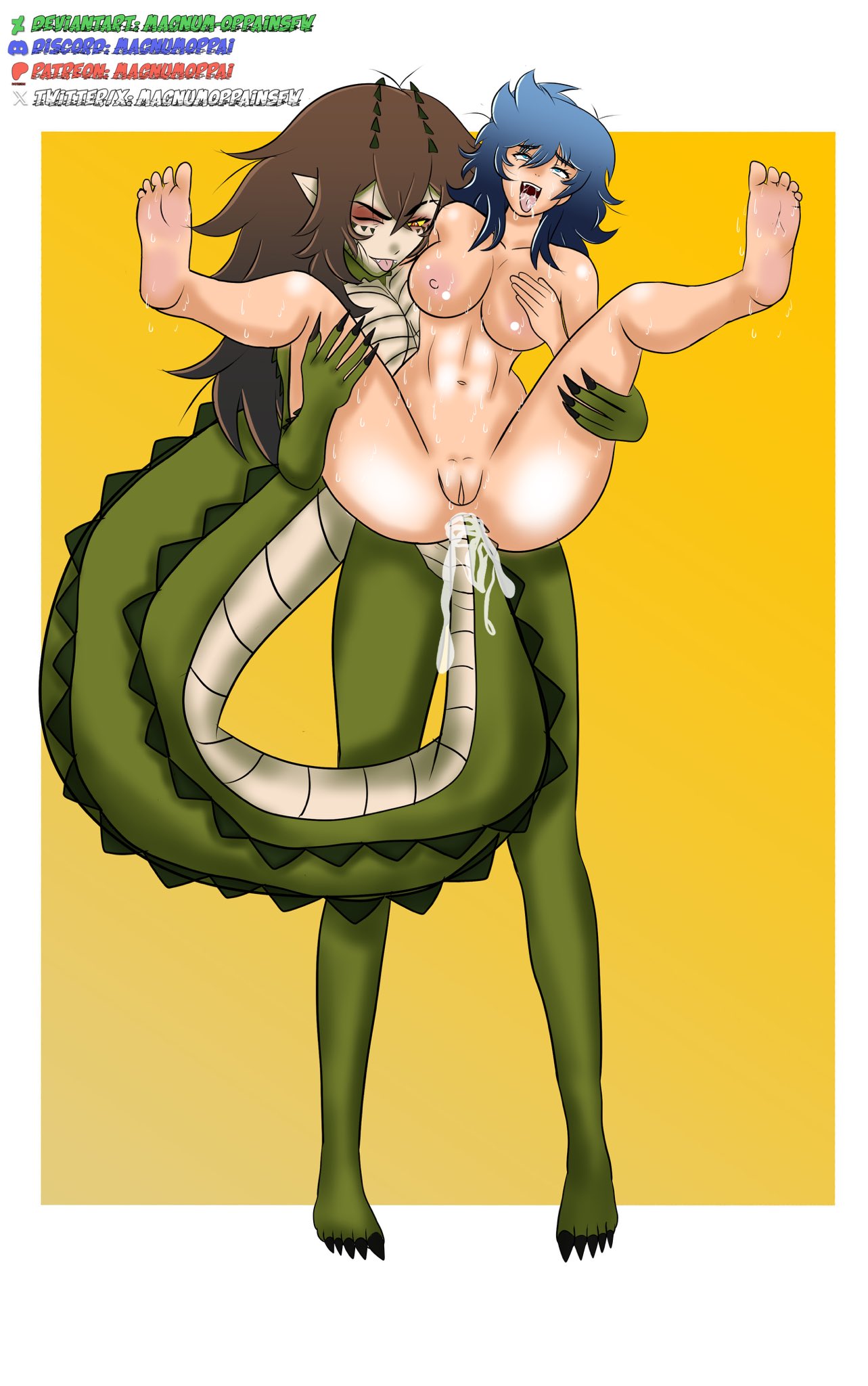 Kairyu Crocodile (Beastiez) Rule 34 Image