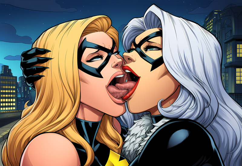 Black Cat (Marvel) Rule 34 Image