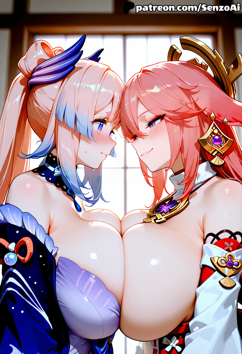 Sangonomiya Kokomi (Genshin Impact) Rule 34 Image