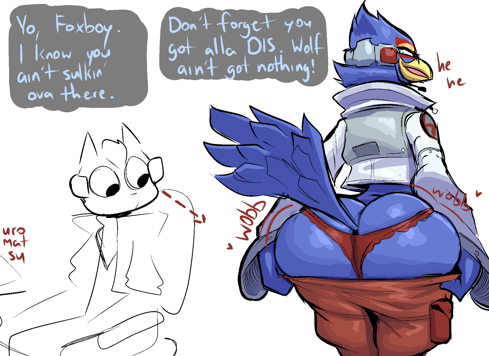 Falco Lombardi (Nintendo) Rule 34 Image