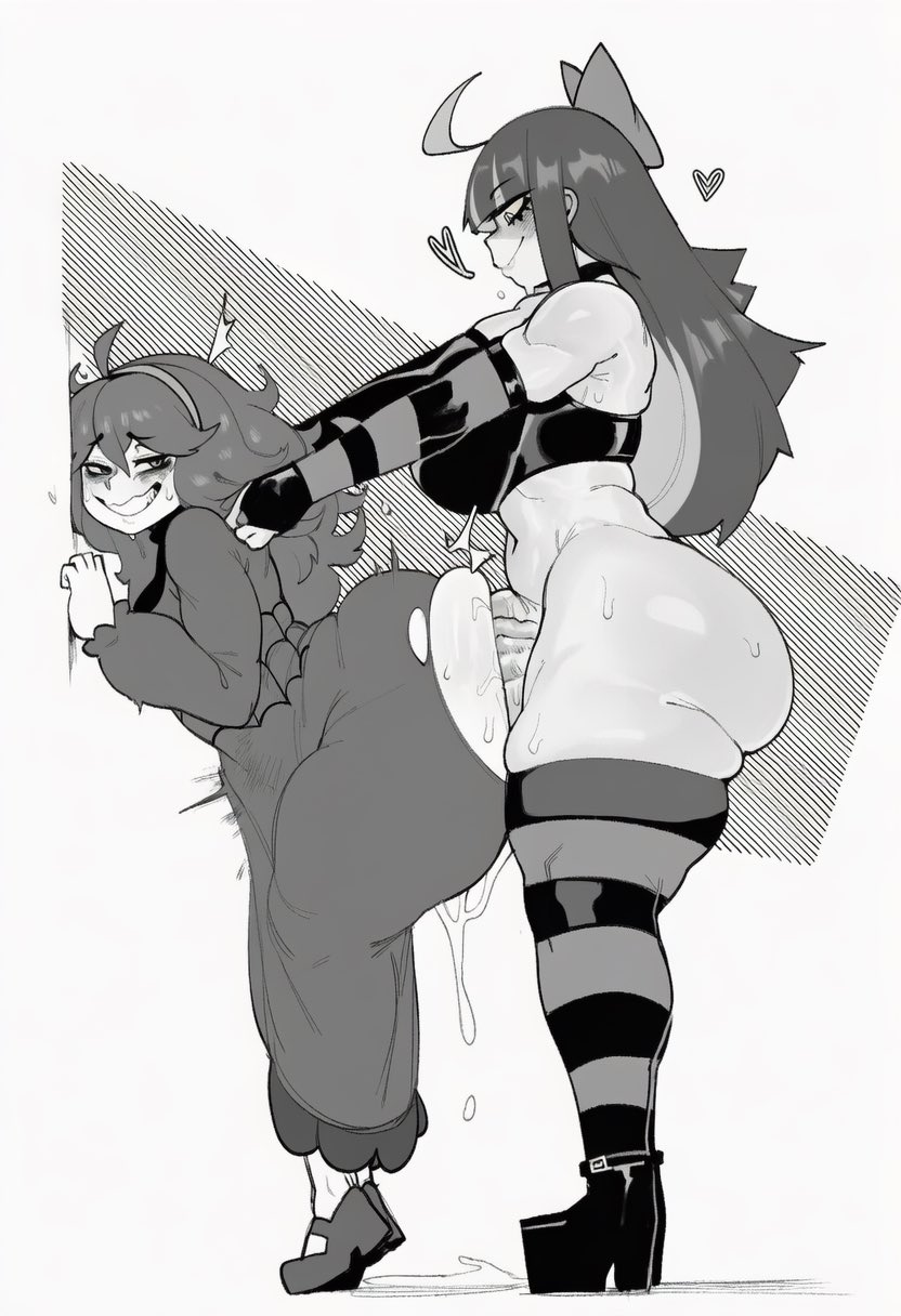 Hex Maniac (Panty & Stocking With Garterbelt) Rule 34 Image