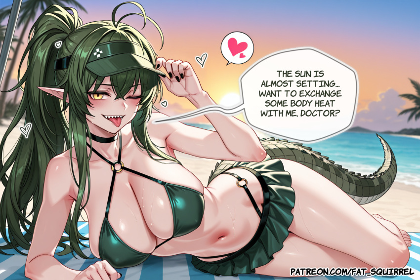 Gavial (Arknights) Rule 34 Image