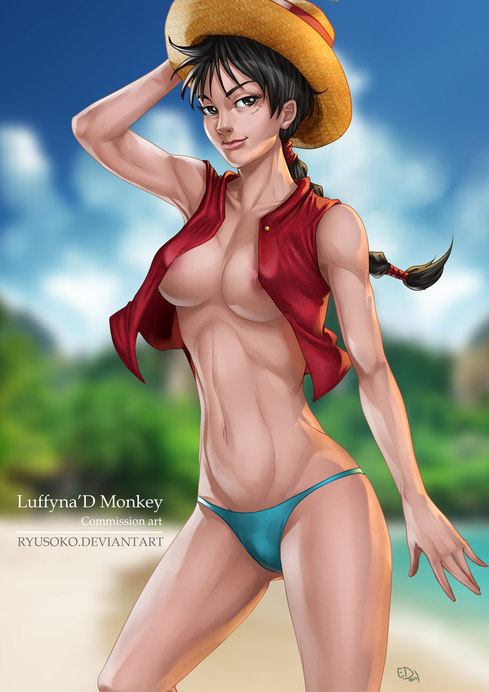 Luffyko (One Piece) Rule 34 Image
