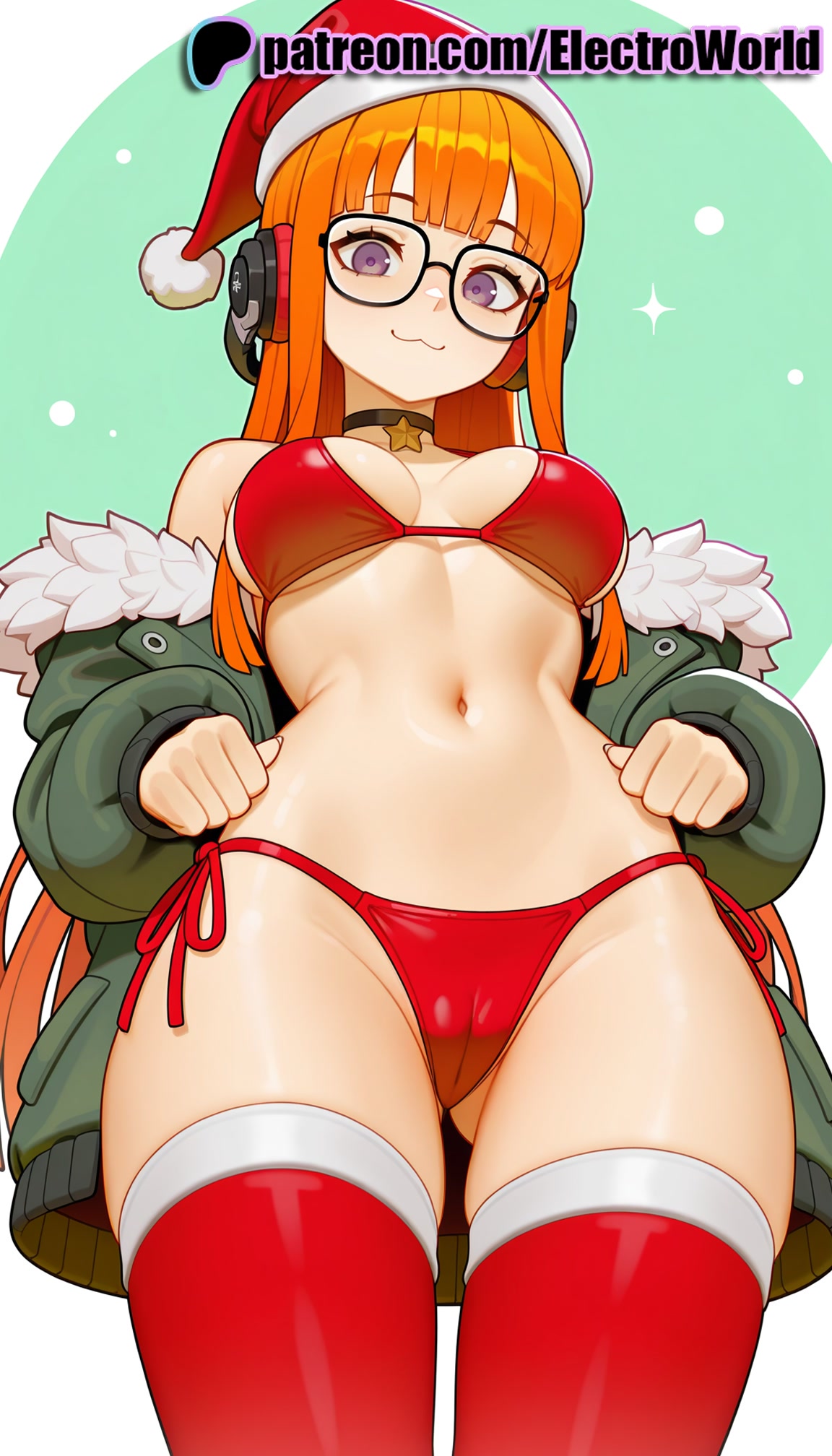 Sakura Futaba (Christmas) Rule 34 Image