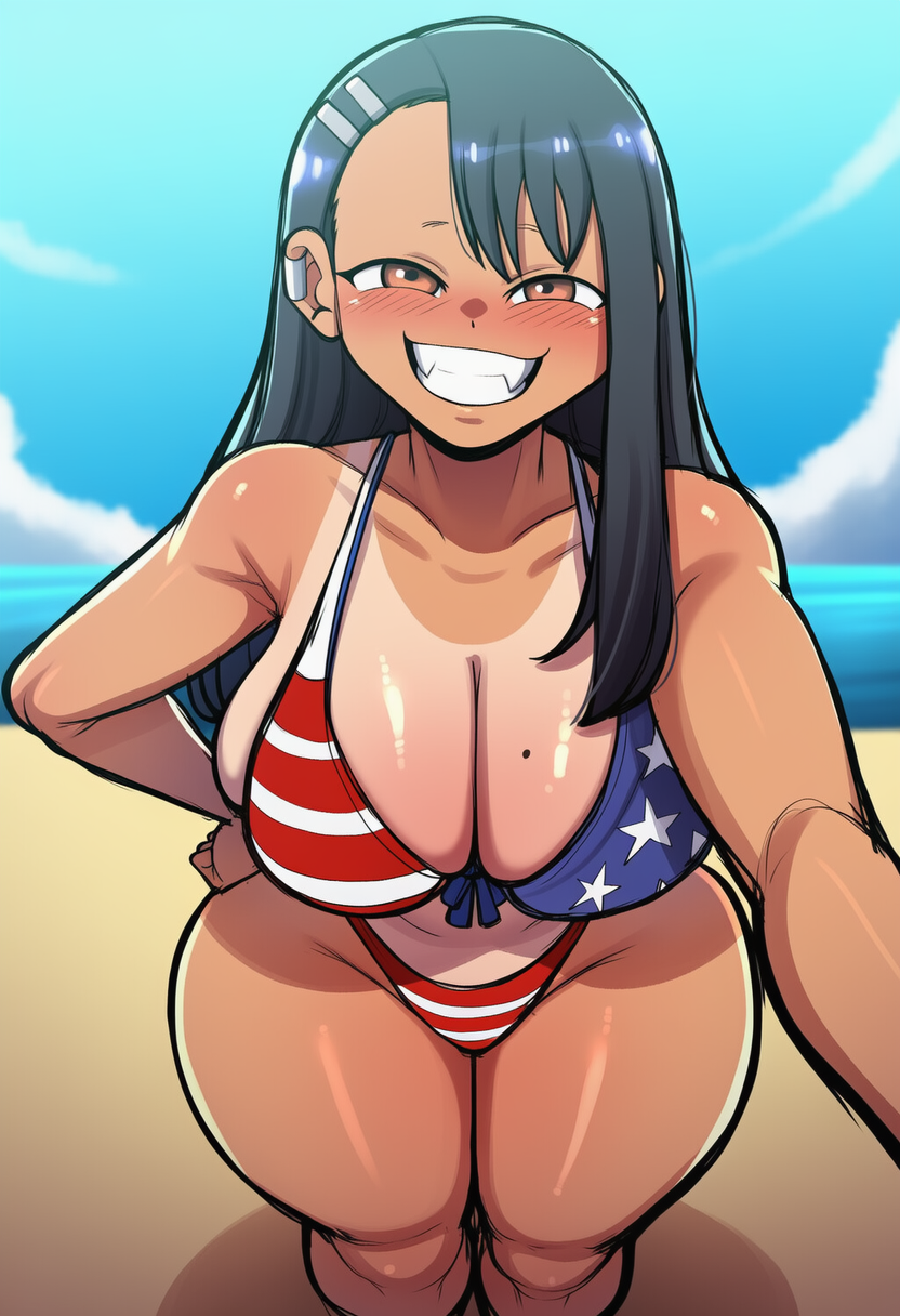 American Flag Bikini Rule 34 Image