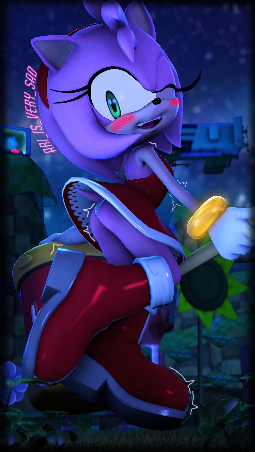 Amy Rose (Sega) Rule 34 Image