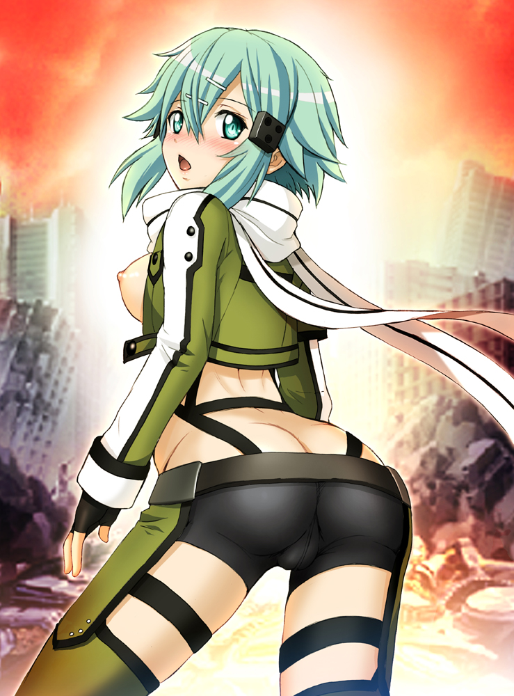 Asada Shino (Gun Gale Online) Rule 34 Image
