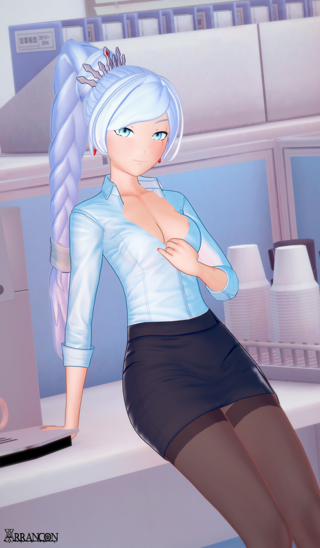 Weiss Schnee (Rwby) Rule 34 Image