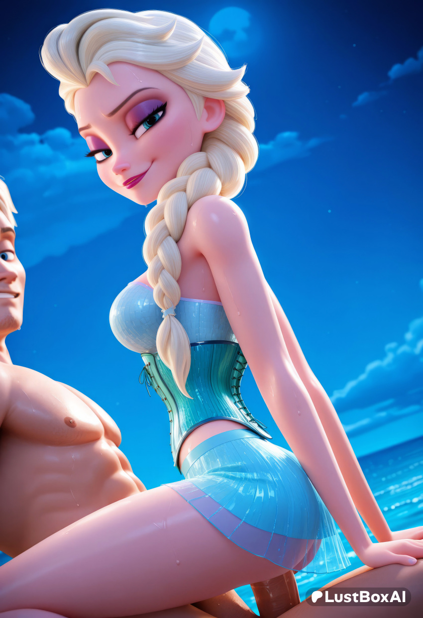 Elsa (Frozen) Rule 34 Image