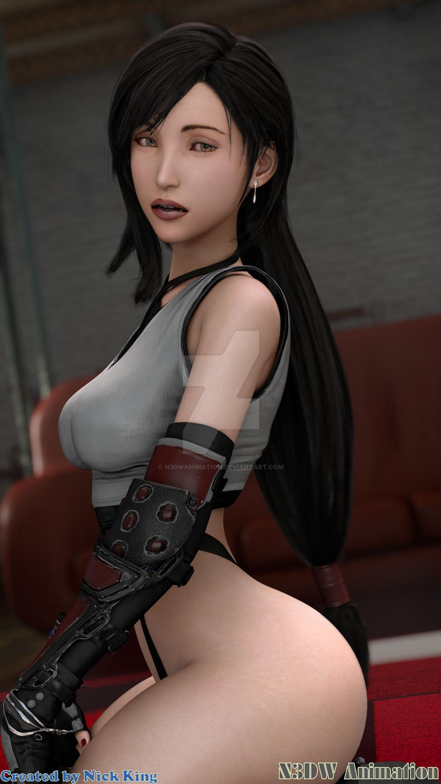 Tifa Lockhart (Final Fantasy) Rule 34 Image