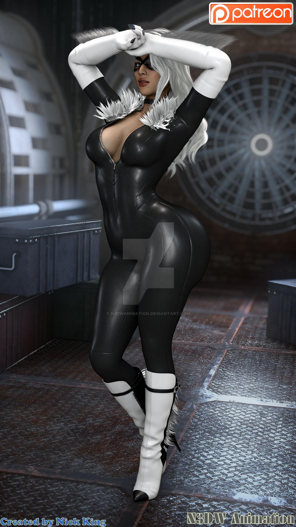 Black Cat (Marvel) Rule 34 Image