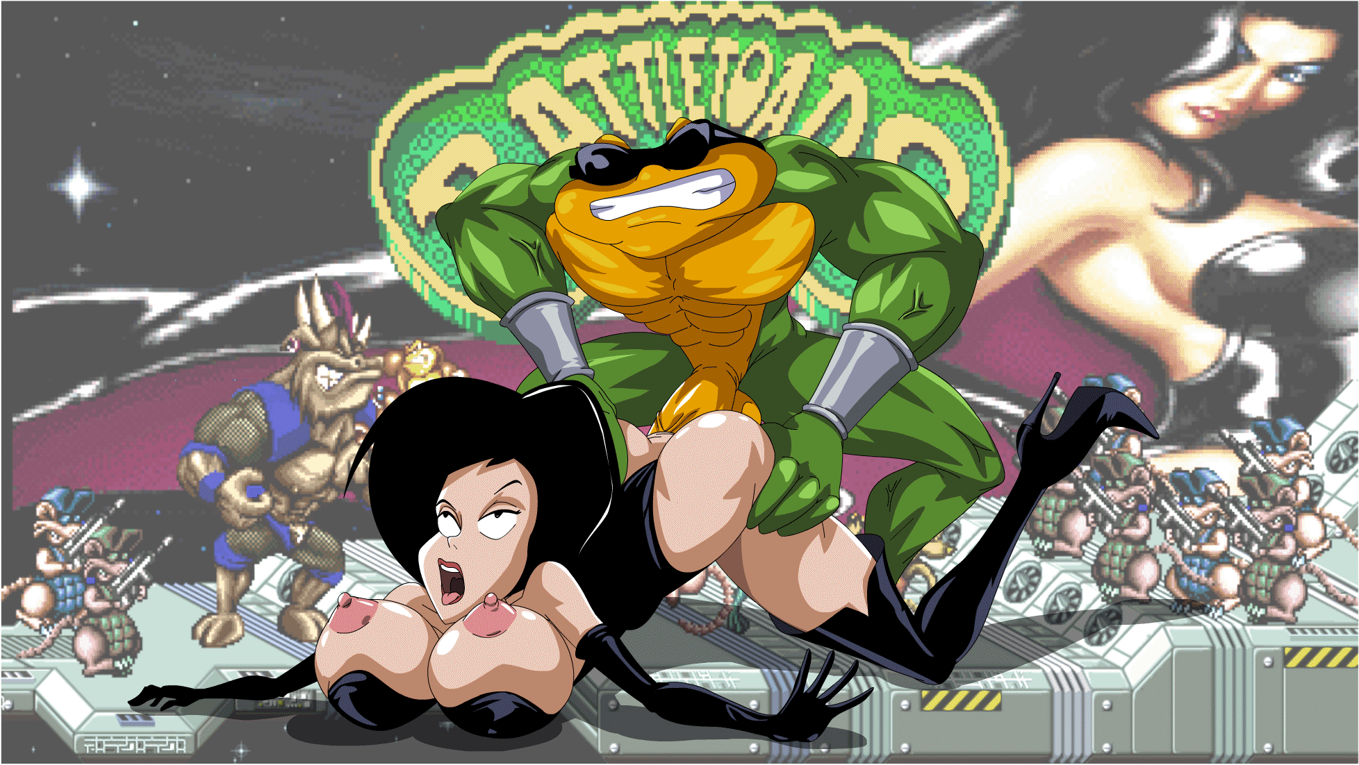 Dark Queen (Battletoads) Rule 34 Image