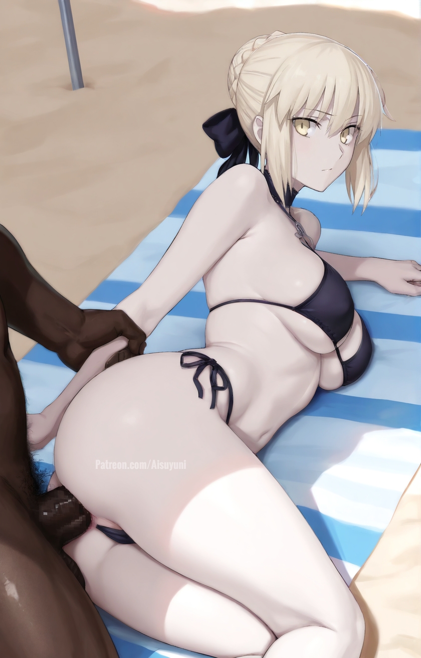 Artoria Pendragon (Alter Swimsuit Rider) (Fate) Rule 34 Image