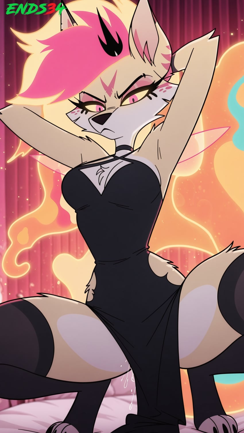 Queen Bee-Lzebub (Helluva Boss) Rule 34 Image