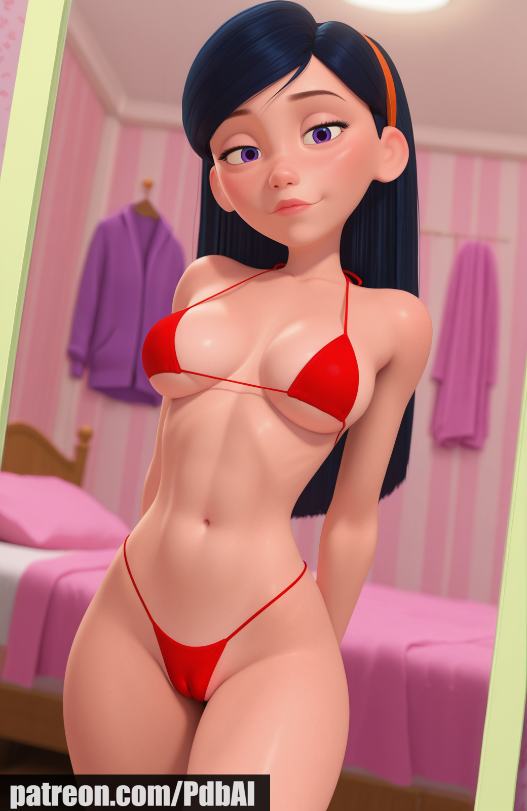 Violet Parr (Disney) Rule 34 Image