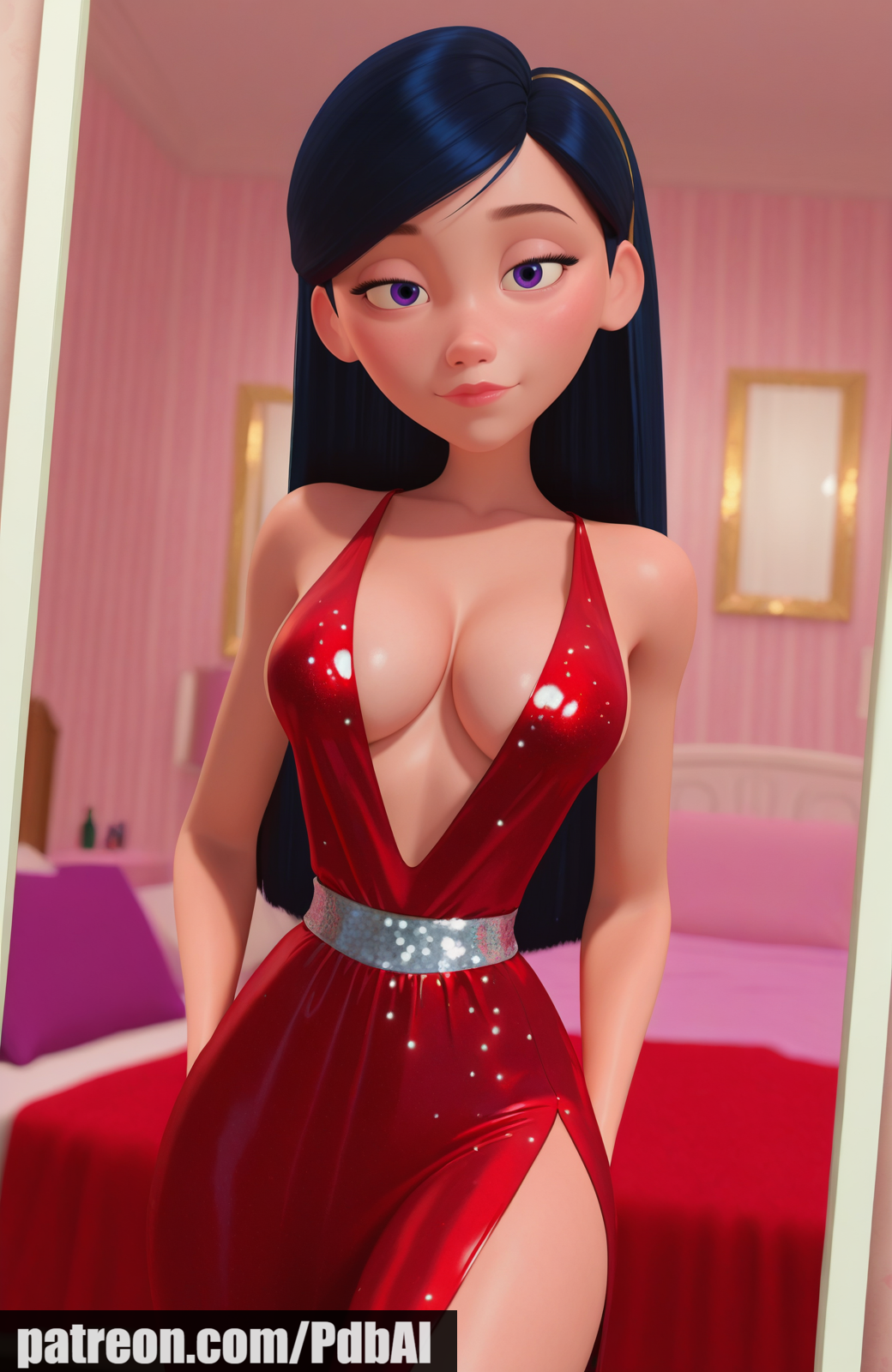 Violet Parr (Disney) Rule 34 Image