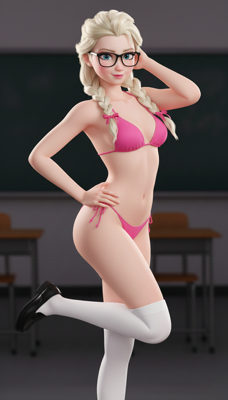 Elsa (Frozen) Rule 34 Image